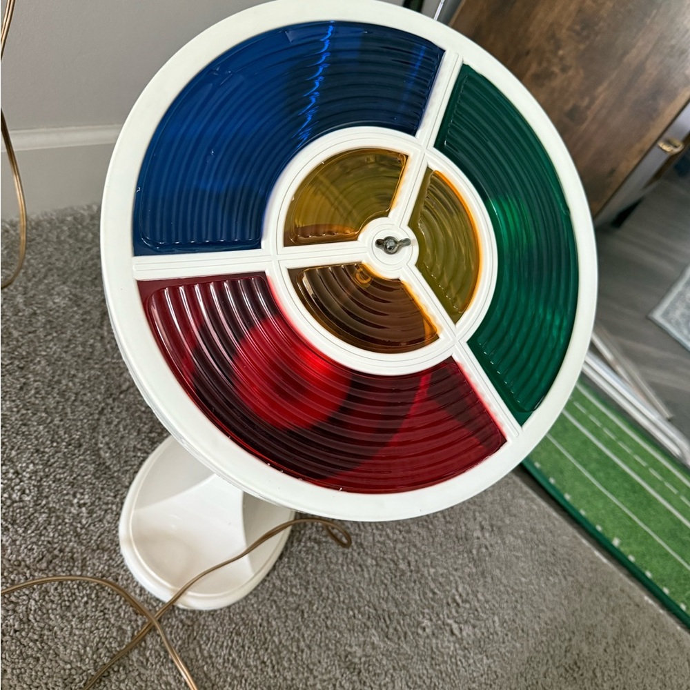 Vintage Christmas color wheel!